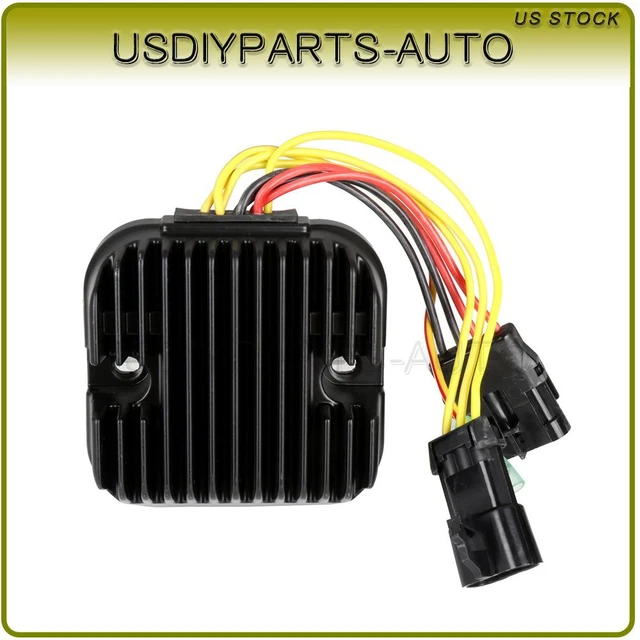 Black 1 Piece 4012384 Regulator Rectifier For Polaris Sportsman 500 Ho Efi 2008