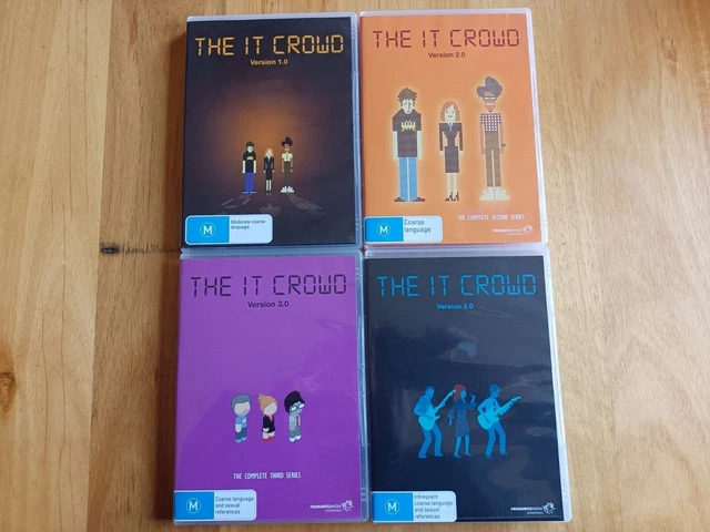 The IT Crowd Version 1.0, 2.0, 3.0 & 4.0, DVD Region All