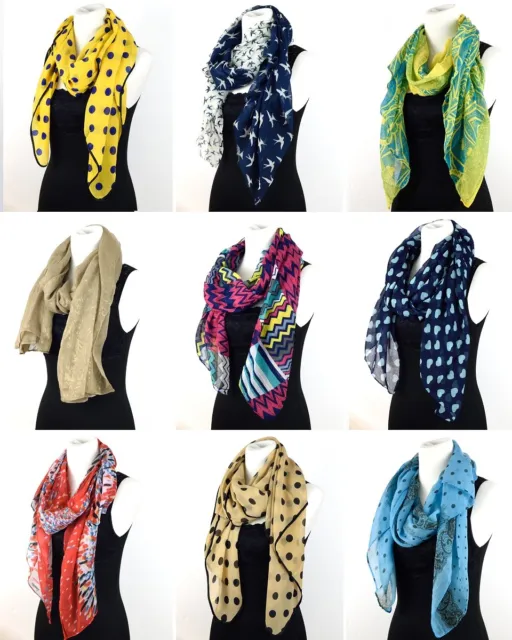 Ladies Fashion Long Scarf - Silky Bali Cotton All Seasons Scarf