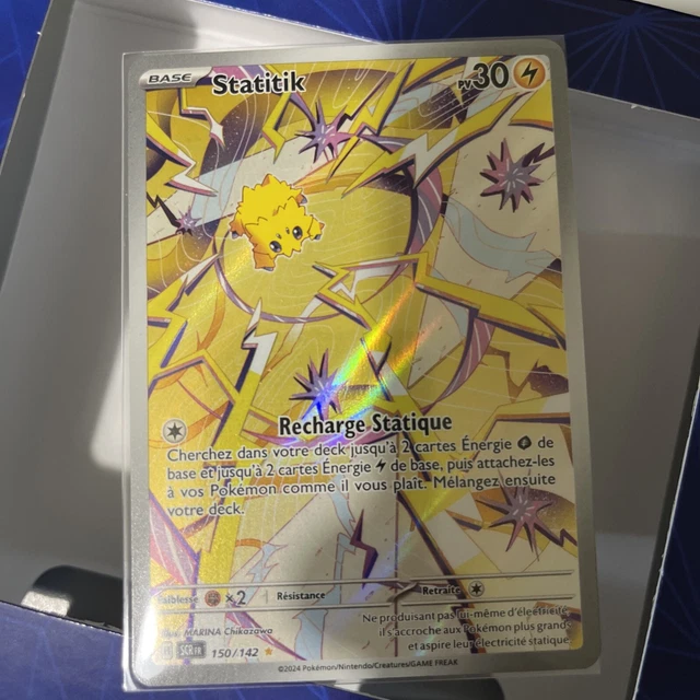 CARTE POKÉMON STATITIK Full Art 150/142 Couronne Stellaire Ev07 Fr ...