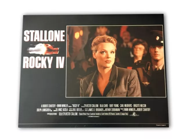 "Rocky Iv" Original 11x14 Authentic Lobby Card Photo Poster 1985 Stallone #6