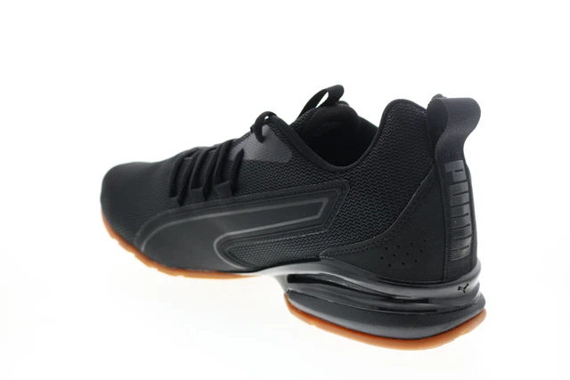 Puma Axelion NXT 19565606 Mens Black Canvas Athletic Running Shoes 6