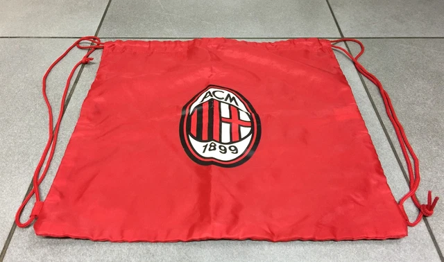 Sacoche Musette Officielle Foot Football Club Italien Acm 1899 Milan Ac Rare