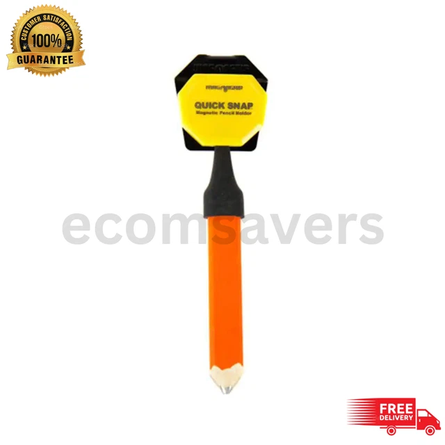 Magnetic Pencil Holder with Belt Clip - Quick Snap for Carpentry and Writing NEW