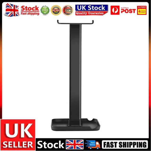 M1 Headphone Holder Hanger Earphone Desktop Display Stand Bracket (Black) UK