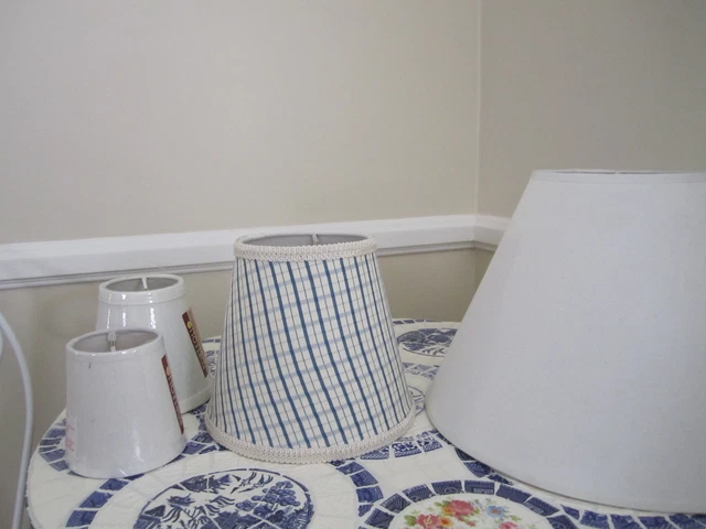 Pierre Deux Blue Red Avignonet French Country Toile Lamp Shade Fleur