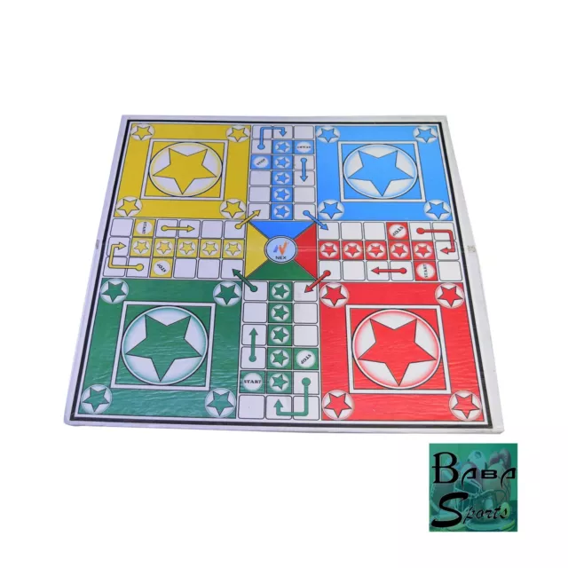 Classic Family Kids Ludo Traditional Board Game Pawns Goti +Dice Fun Play  Set Uk