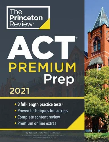 PRINCETON REVIEW ACT Prep 2023 6 Practice Tests Content Review 