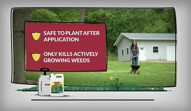 Weed Grass Killer Herbicide 1 Gallon 41% Glyphosate Concentrate Compare-N-Save.. 3