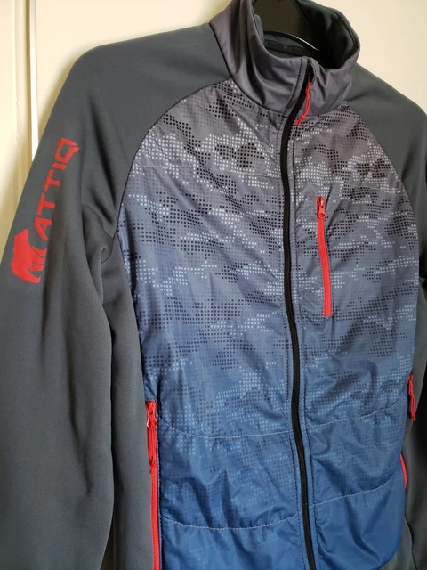ATTIQ Polartec Fleece Zip Jacket,  L. Blue. Vgc.
