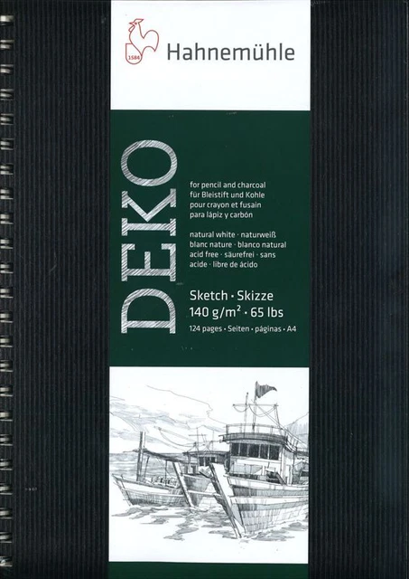 Skizzenbuch Hanemühle "Deko" A4, 140 gr. 10628288 NEU
