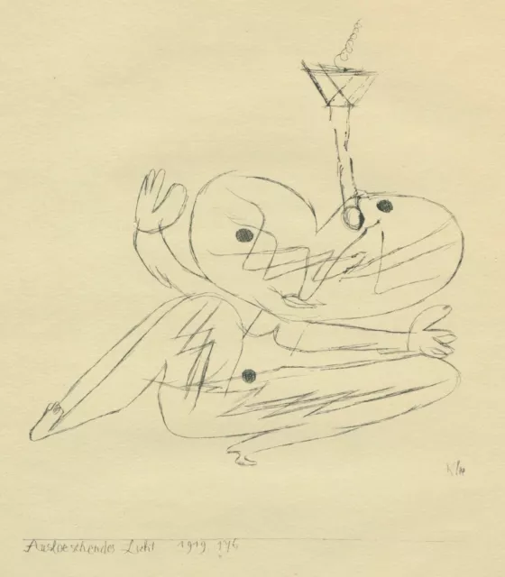 Paul Klee - Auslöschendes Licht - Lithographie 1919