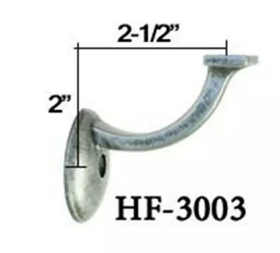 3003 Handrail Wall Rail Bracket House Of Forgings Iron Balusters Hfbc Hfpb