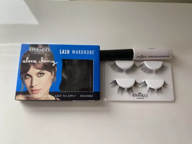 Eyeko Alexa Chung Limited Edition Lash Wardrobe 2 Sets of False Eyelashes NIB 3