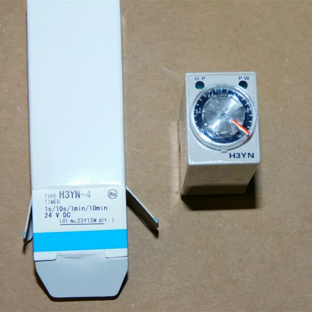 New Time Delay Relay For Omron H3YN-4 DC 24V In Box