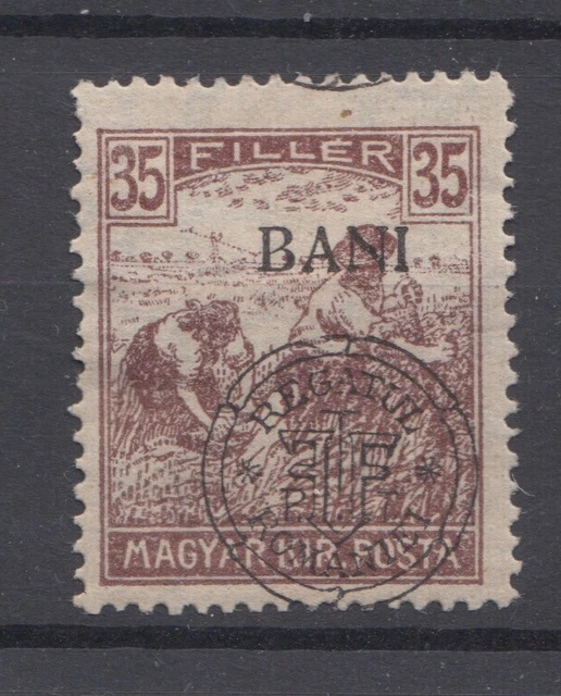 Romania 1919 STAMPS WWI Hungary Occupation issue 35 filler MH POST ERROR