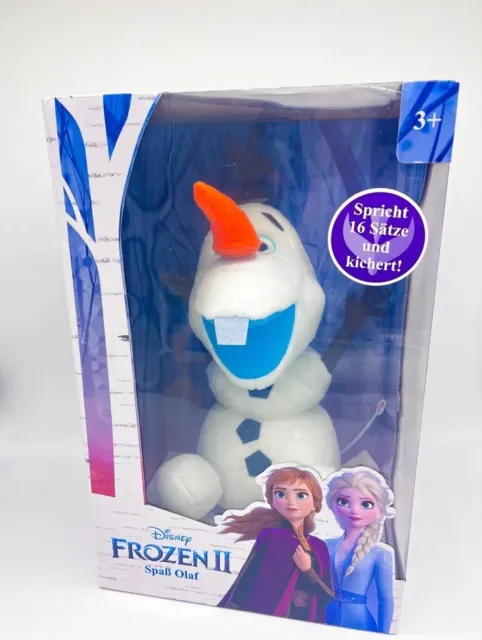 Disney Frozen 2 Olaf Sprechender Plüschfigur ca30 cm Spricht 16 Sätze Simba NEU✅