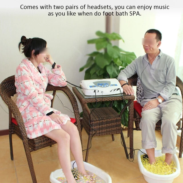 Body Detox Machine Ion Array Music Footbath Spa Cleanse Ionic Machine PLM
