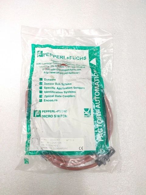 Sensore Di Prossimità Induttivo Pepperl + Fuchs NJ4-12GM-N – Nuovo, Modello NJ4-12GM-N