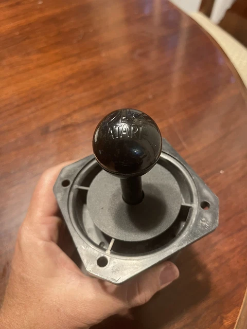 Atari Logo Joystick Vintage Arcade Leaf Switch Rare Atari Logo Joystick Vintage Arcade Leaf Switch Rare