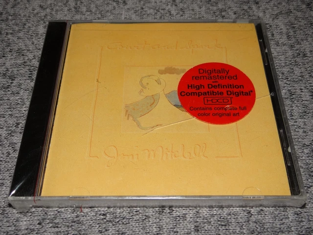 JONI MITCHELL Court and Spark RARE OOP HDCD CD Asylum 1001-2 w/ Hype Sticker NEW