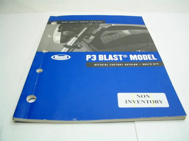 2007 Buell Parts Catalog - P3 Blast Models - 99573-07Y