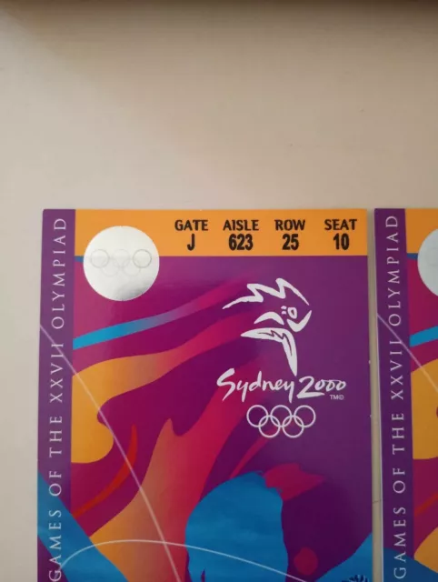 Sydney 2000 Olympic Games - Closing Ceremony Ticket X3 2