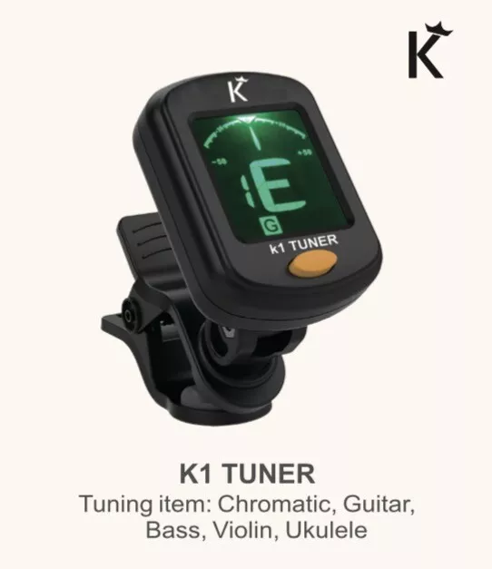Digital Chromatic LCD Clip On Electric Tuner Bass Guitar Ukulele Violin Cello