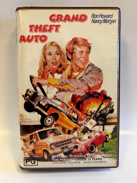 GRAND THEFT AUTO AU VHS Video cult 70s Roger Corman road movie car