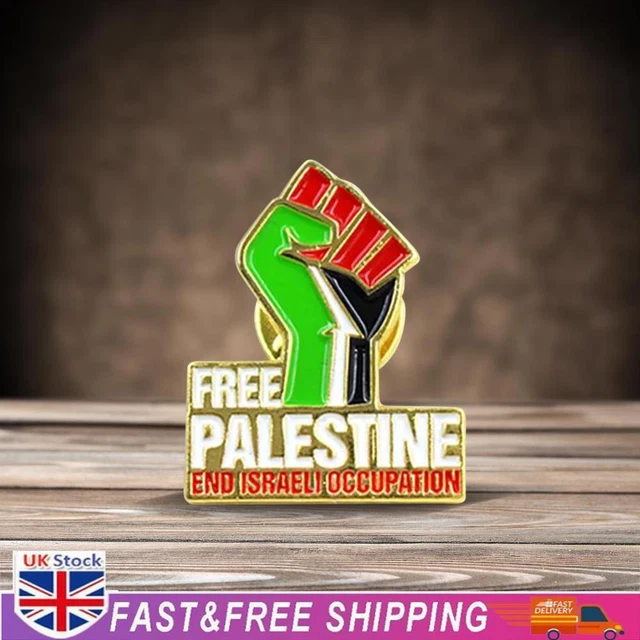 5-Piece Set: Palestine Watermelon Slice Metal Lapel Pins – Artistic Solidarity Design (Unisex) main image 0
