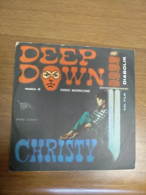 DIABOLIK 45 giri DEEP DOWN - CHRISTY OSD - Ennio Morricone - ALBERTO SORDI