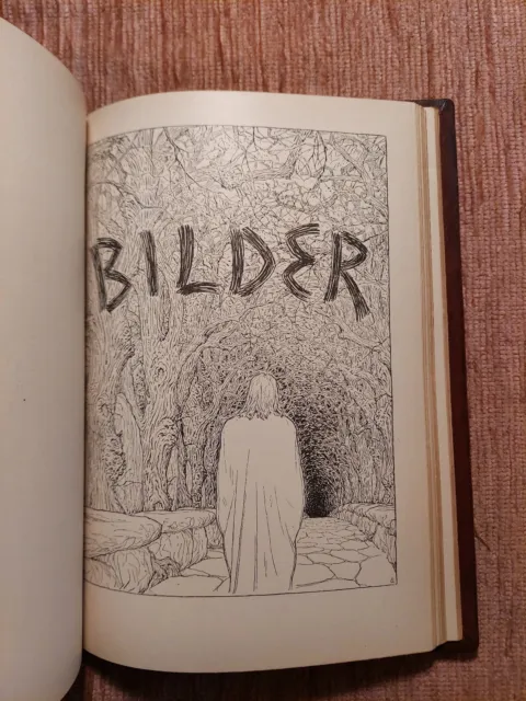 Evers HOHE LIEDER 1896 illustr. FIDUS Lebensreform LEDER HANDEINBAND Jugenstil 10