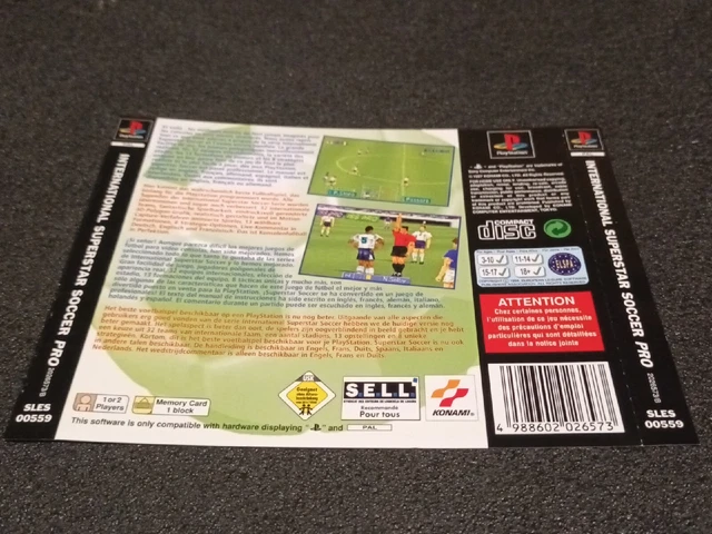 International Superstar Soccer Pro 98 - PS1 - Complet CIB - PAL Français - Konami
