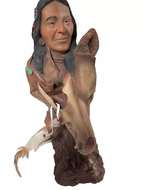 Native American Indian Wolf Figurine JH Boone Vanishing Breeds 1/2 Price