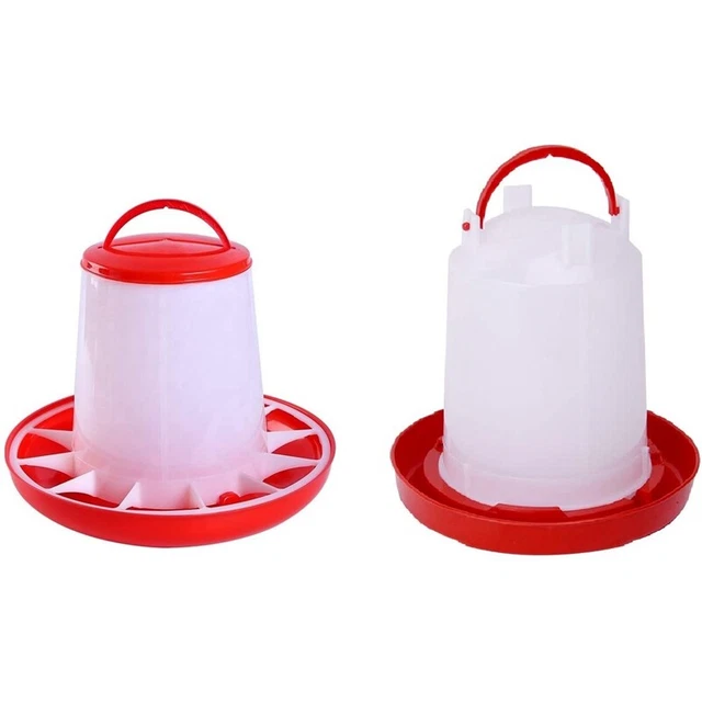Kit alimentatore e acqua baby chick per fontana pollame per 12 pulcini, I1P6