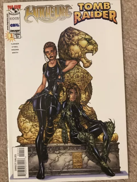 Witchblade Tomb Raider #1 Top Cow and Image Comics 1998