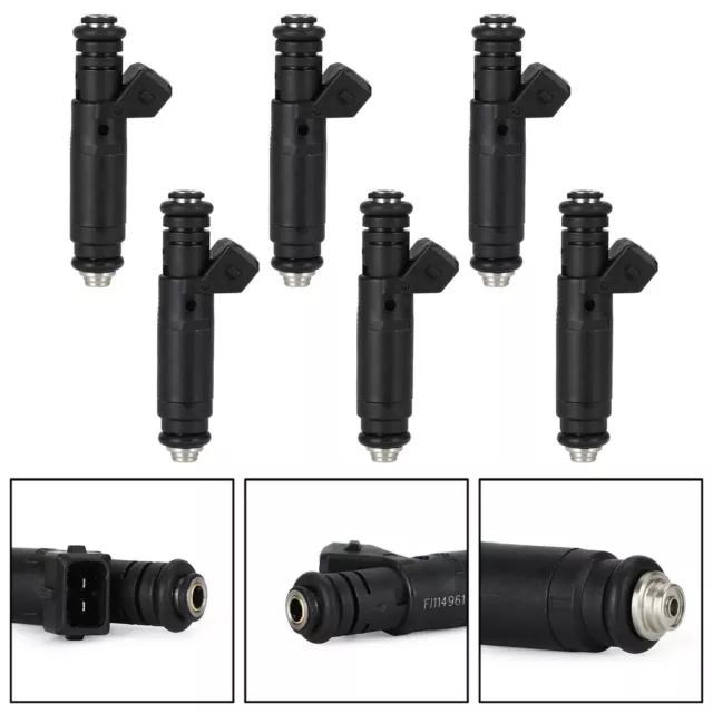 6pcs Fuel Injectors 630CC Fit Siemens Deka Fit VW Fit Audi AGU EV1 FI114961 2