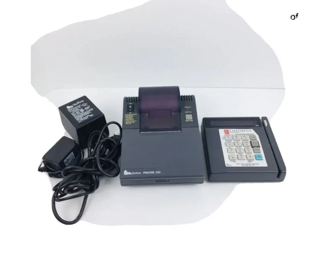 Verifone Xl300 Credit Card Terminal With Printer 250
