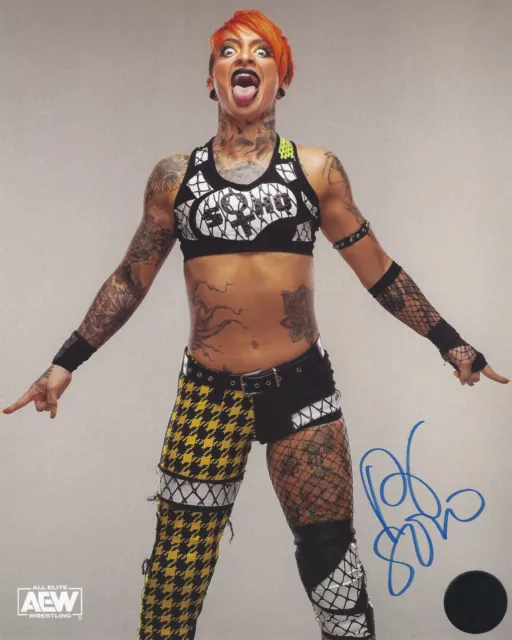 Ruby Soho Autographed Signed 8x10 Wrestling Photo - AEW WWE ROH - w/COA