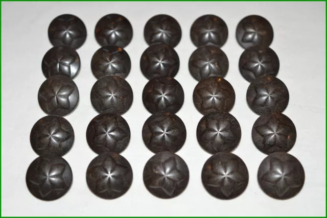 Soviet Russian Army Field Uniform Bakelite Buttons 25 Pcs.