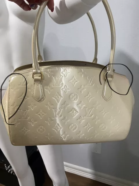 Louis Vuitton Sherwood PM M91560 Monogram Vernis Leather Handbag Givres
