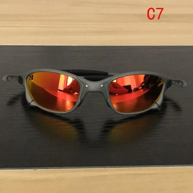 X-metal Juliet Cyclops Sunglasses Ruby Polarized Lenses Titanium Goggles Uv400