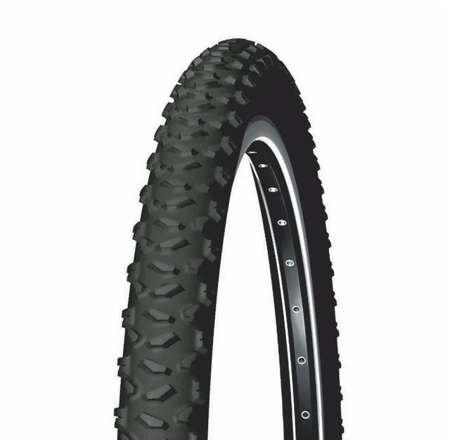 Pneu VTT Deli Big Knight 27.5 X 2.10 - Noir/Marron TR - Neuf 54-584