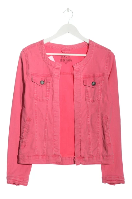 GINA BENOTTI Giacca denim Donna Taglia IT 44 rosa stile casual