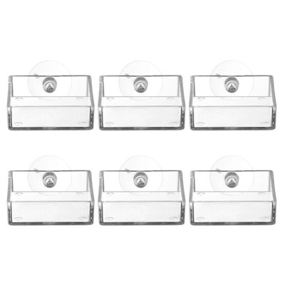 30 PZ acquatici Supplies Chiaro Piatti Vassoio Porta Cibo per Pesci Rettili Cibo Piatto 