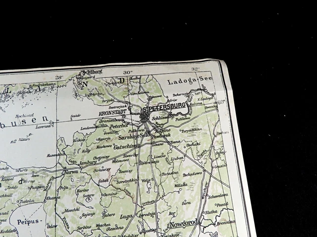 PRIMA GUERRA MONDIALE mappa tedesca battaglia del Golfo di Riga teatro