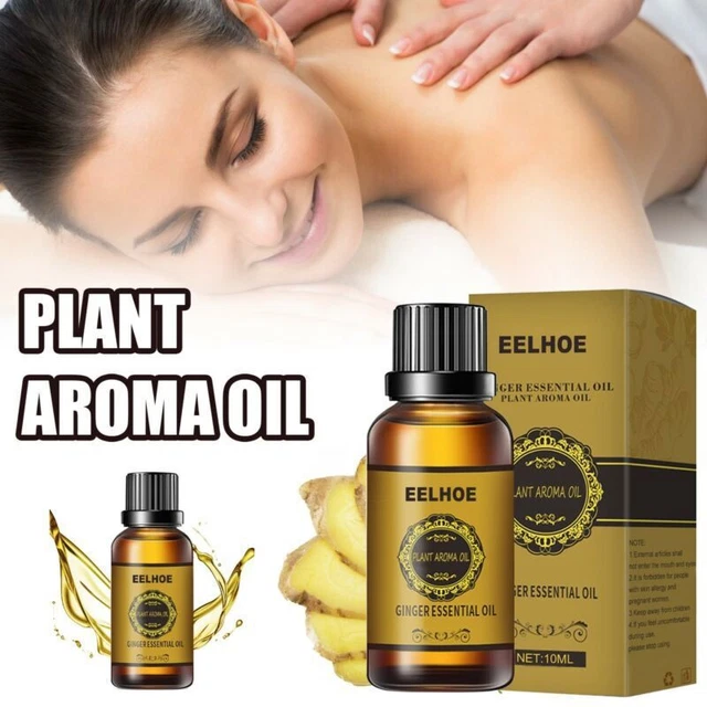 1/2PC Belly Drainage Ginger Oil 100% Pure Natural Therapy  Massage Essence
