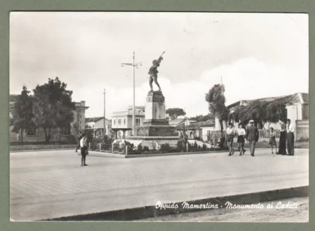 OPPIDO MAMERTINA, R.Calabria. Monumento ai Caduti. Cartolina d'epoca viaggiata