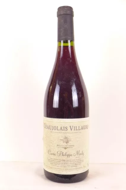 beaujolais villages cuvée philippe merly  rouge 2000 - beaujolais