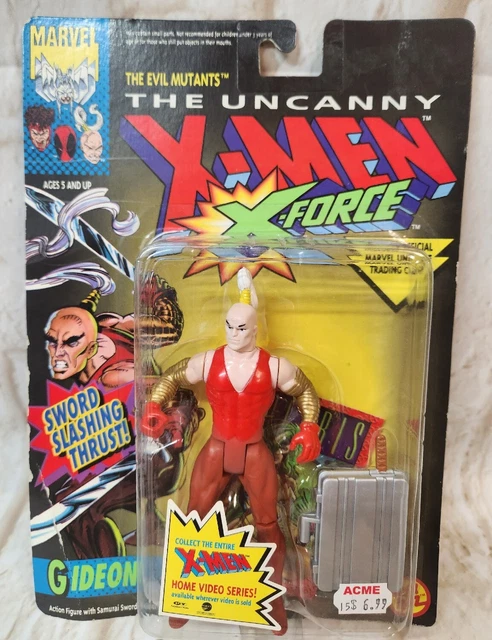 1992 Uncanny X-Men X-Force Gideon Evil Mutants Marvel ToyBiz Action Figure